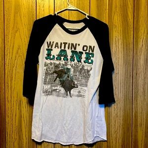 “Waitin on Lane” 3/4 sleeve shirt
